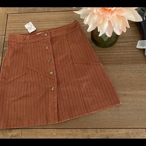 NWT super cute button up skirt